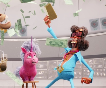 Une scène du film Thelma the Unicorn