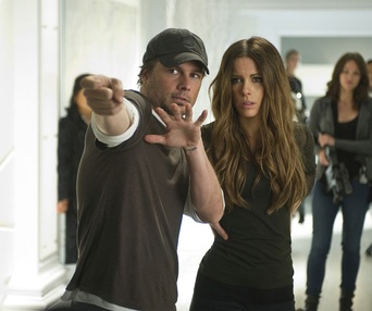 Sur le plateau du film Total Recall