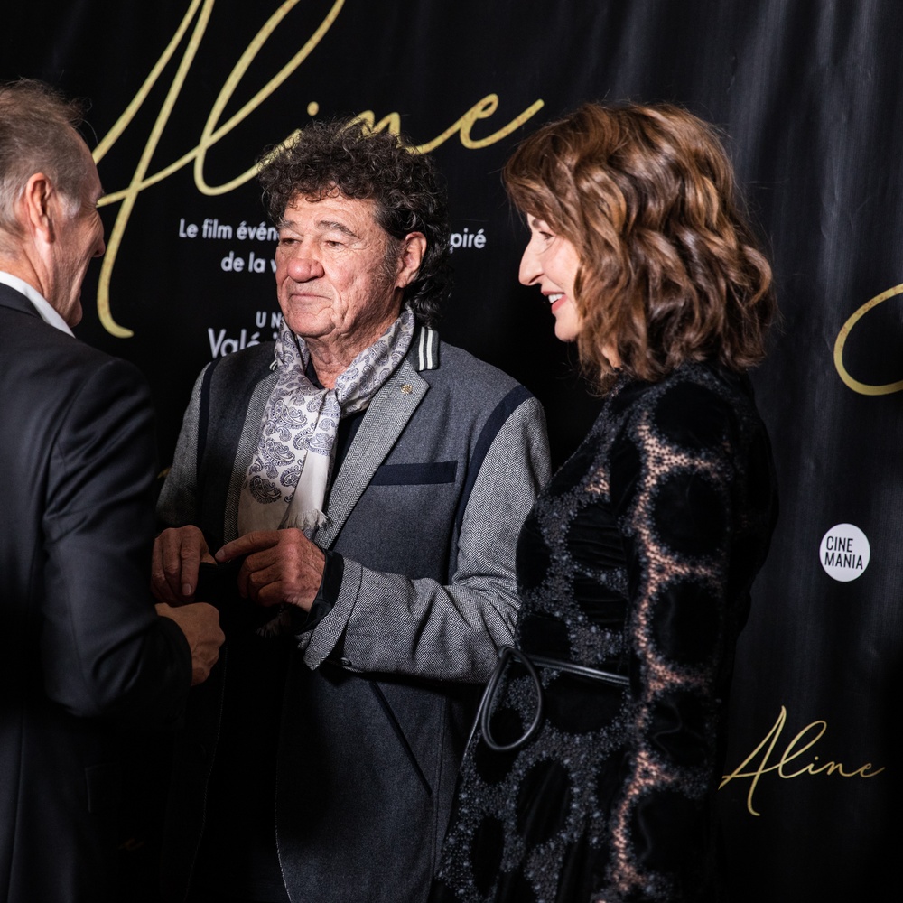 Tapis rouge du film Aline