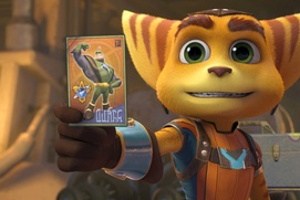 Une scène du film Ratchet and Clank Une scène du film Ratchet and Clank
