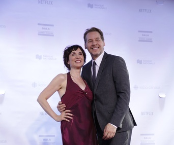 Sur le tapis rouge du Gala Québec Cinéma 2018