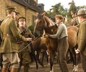 Une scène du film War Horse