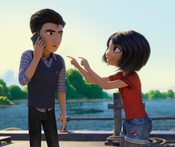 Une scène du film Abominable