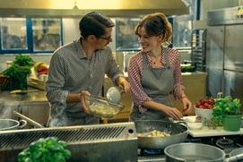 Une scène du film The Love Scam