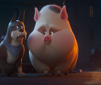 Une scène du film DC League of Super-Pets
