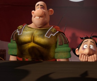 Une scène du film Astérix: Le domaine des Dieux