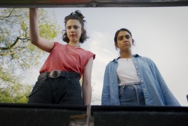 Une scène du film Drive-Away Dolls