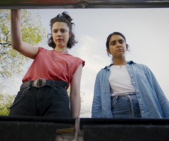 Une scène du film Drive-Away Dolls
