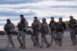 Une scène du film 12 Strong