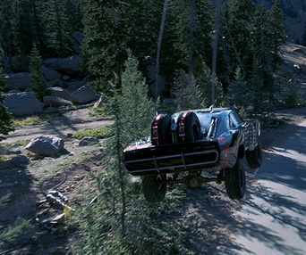 Une scène du film Furious 7