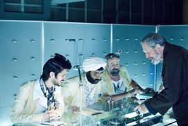 Sur le plateau du film The Zero Theorem Sur le plateau du film The Zero Theorem