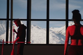 Une scène du film Slalom