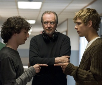 Sur le plateau du film My Soul to Take