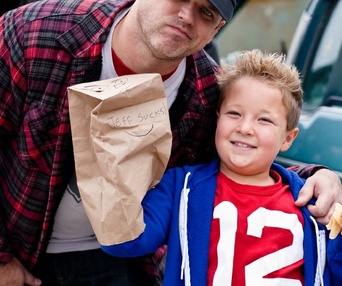Sur le plateau du film Jackass Presents: Bad Grandpa