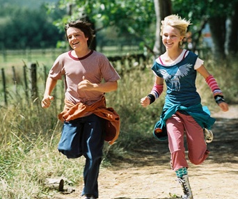 Scène du film Le pont de Terabithia
