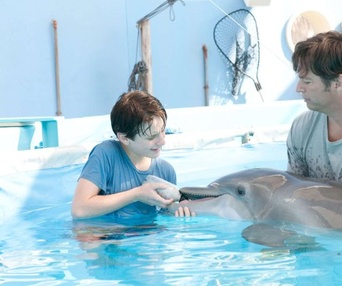 Une scène du film Dolphin Tale