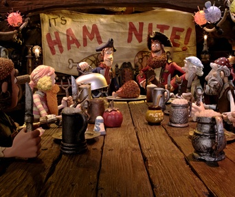 Une scène du film The Pirates! Band of Misfits
