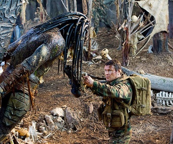 Une scène du film Predators