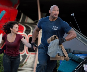 Une scène du film San Andreas