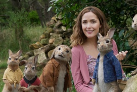 Une scène du film Peter Rabbit Une scène du film Peter Rabbit