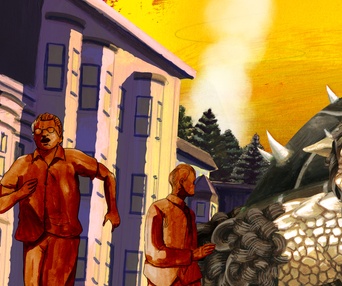 Une scène du film Cryptozoo
