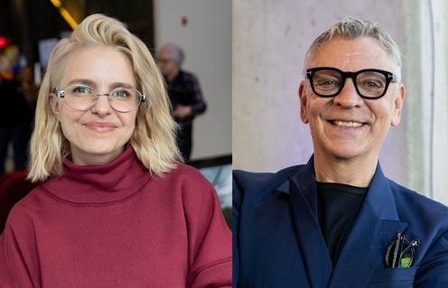 Sarah-Jeanne Labrosse et Marc Labrèche