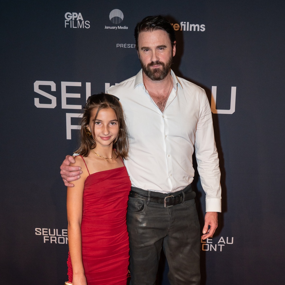 Première du film Seule au front (Out Standing)