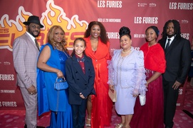 Tapis rouge de la première du film Les Furies