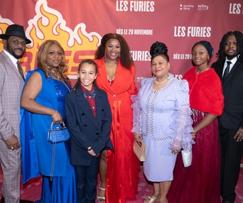 Tapis rouge de la première du film Les Furies