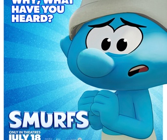 Affiche de personnage du film Smurfs