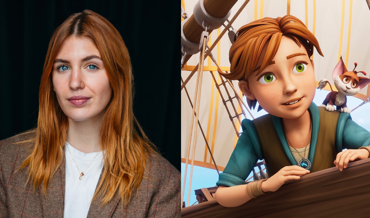 Sophie Nélisse dans Lydia et le vaisseau des tempêtes