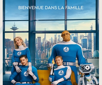 Affiche du film Les quatre Fantastiques : Premiers pas