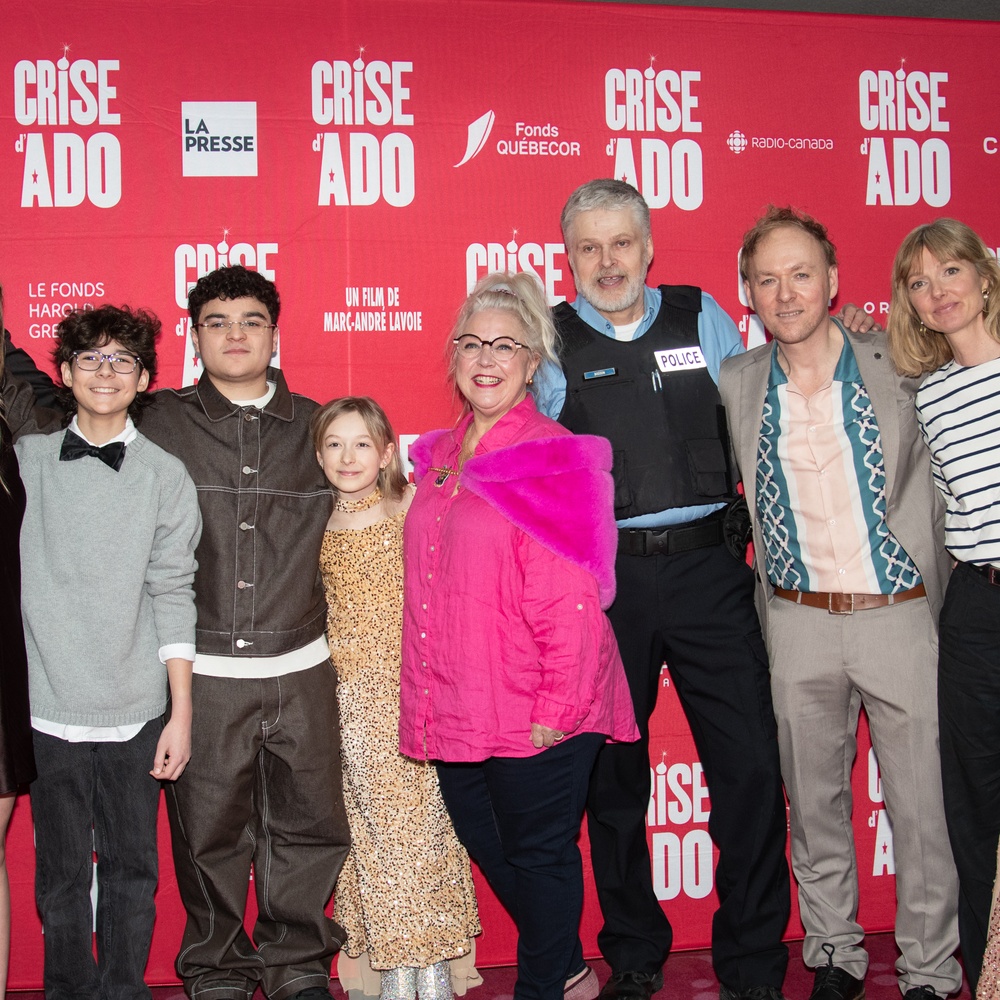 Tapis rouge de la première du film Crise d'ado