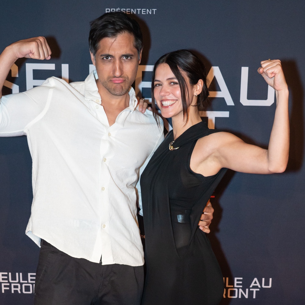 Première du film Seule au front (Out Standing)